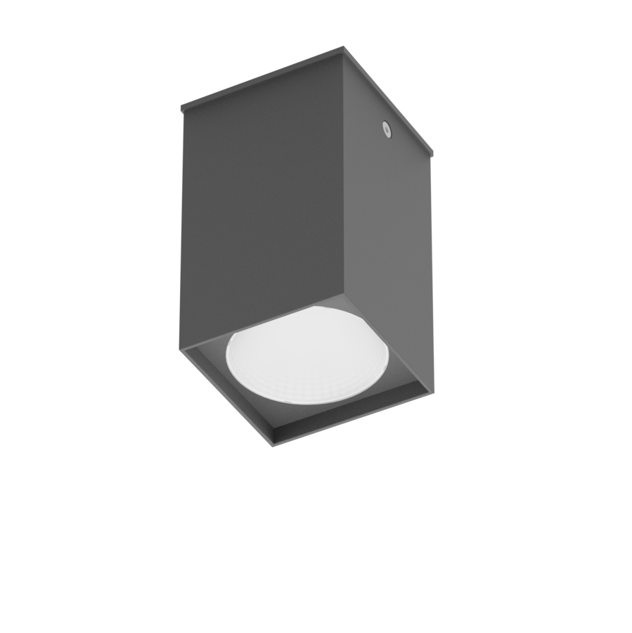 Cubic NT IP44 LED 140mm 70° 20W 2260lm 840 RF Antracyt STD - PXF Lighting