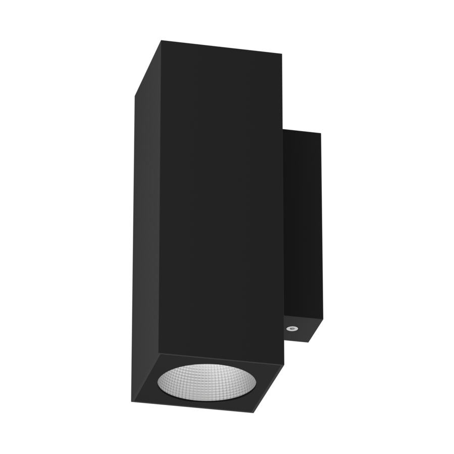 Cubic Wall IP65 LED 15° 10W 1220lm 830 RF Black - PXF Lighting