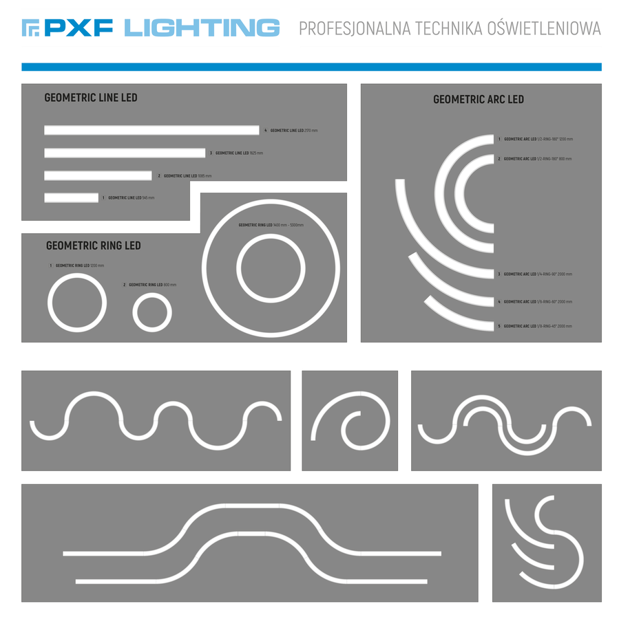 Geometric Line LED - PXF Lighting