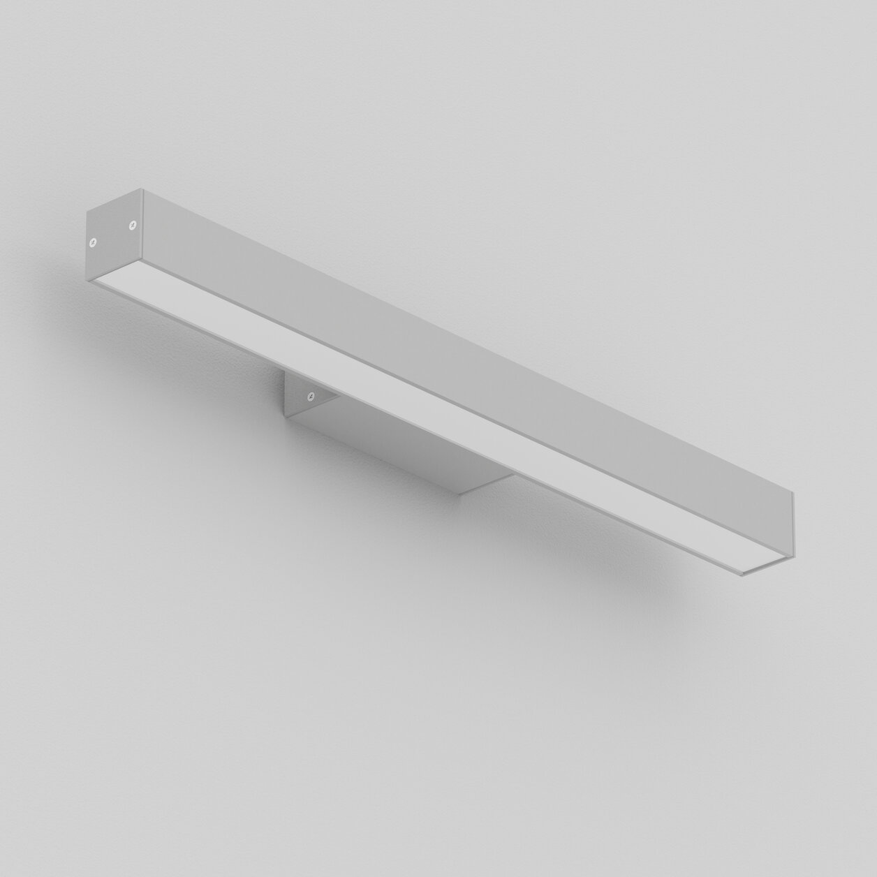 VIP Wall IP44 LED 595 13W 1265lm 840 OPAL Grey STD - PXF Lighting